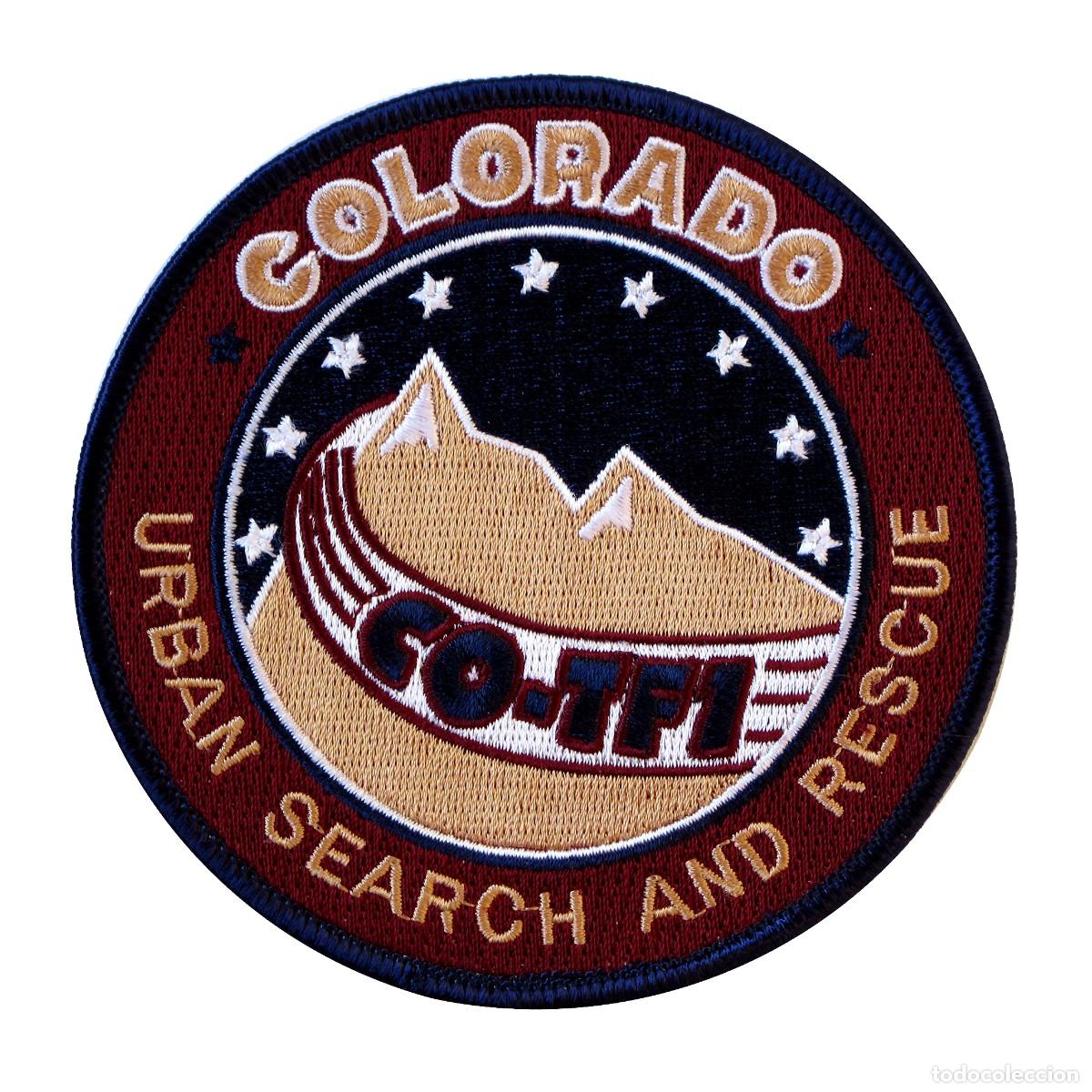 Militaria: PARCHE RESCATE URBANO CO-TF1 COLORADO URBAN SEARCH AND RESCUE - USA