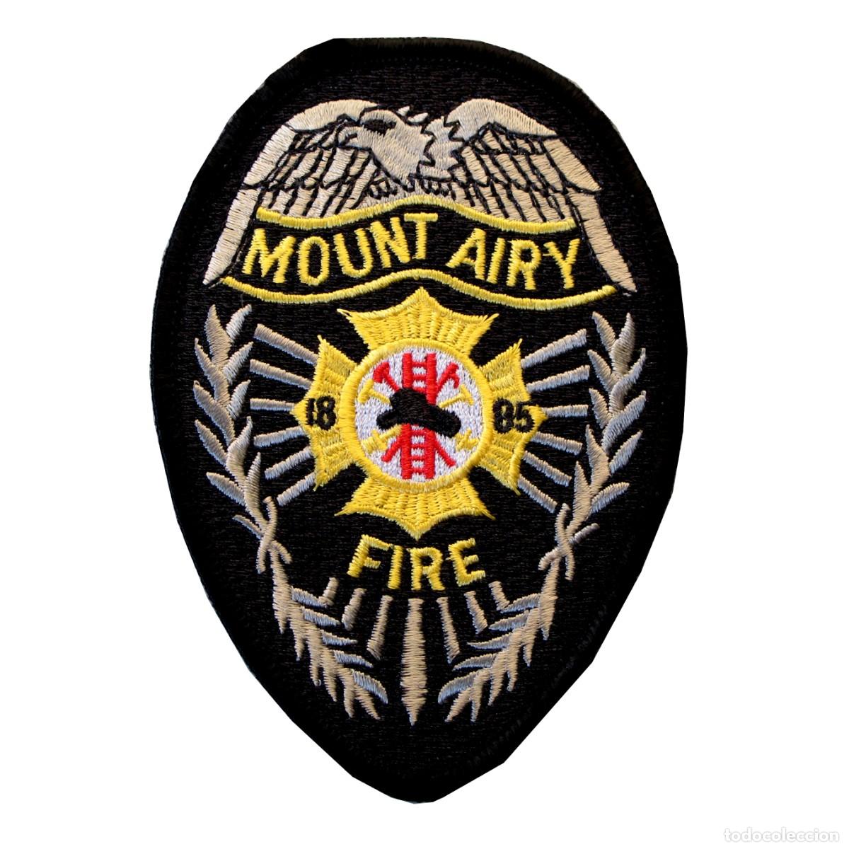 Militaria: PARCHE MOUNT AIRY FIRE - NORTH CAROLINA - USA - BOMBEROS