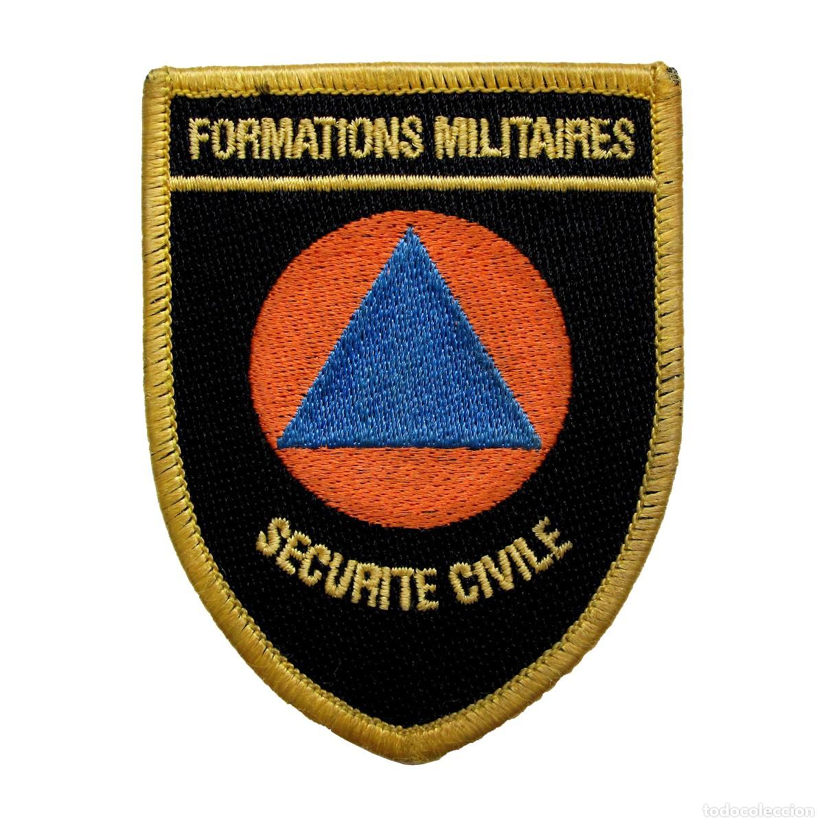 Militaria: PARCHE FORMATIONS MILITAIRES SECURITE CIVILE - FRANCIA - BOMBEROS RESCATE SALVAMENTO