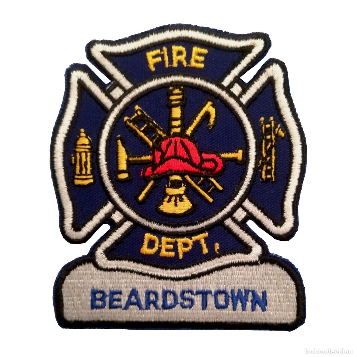 Militaria: PARCHE BEARDSTOWN FIRE DEPARTMENT - ILLINOIS - USA - BOMBEROS