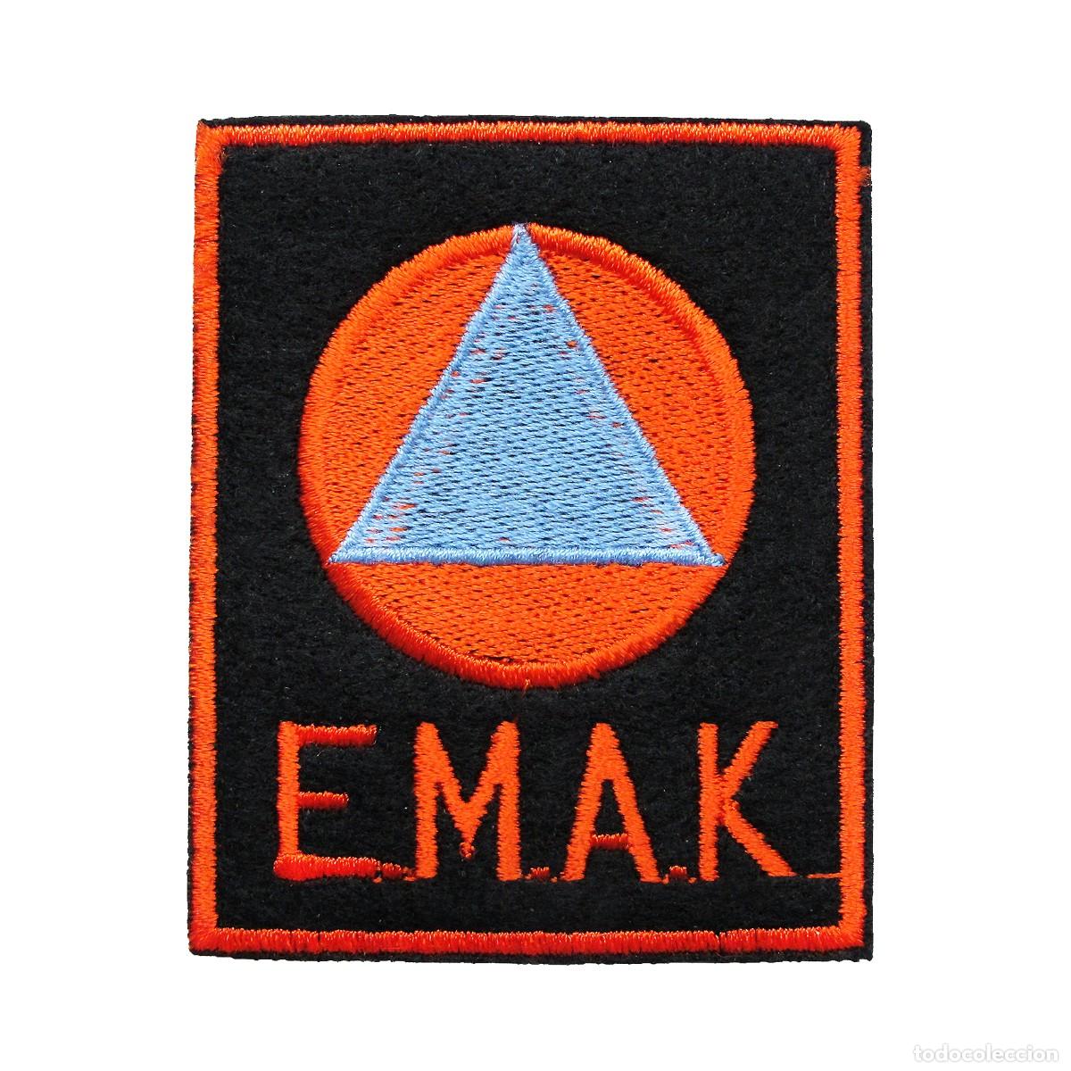 Militaria: PARCHE BOMBEROS GRECIA EMAK PROTECCION CIVIL