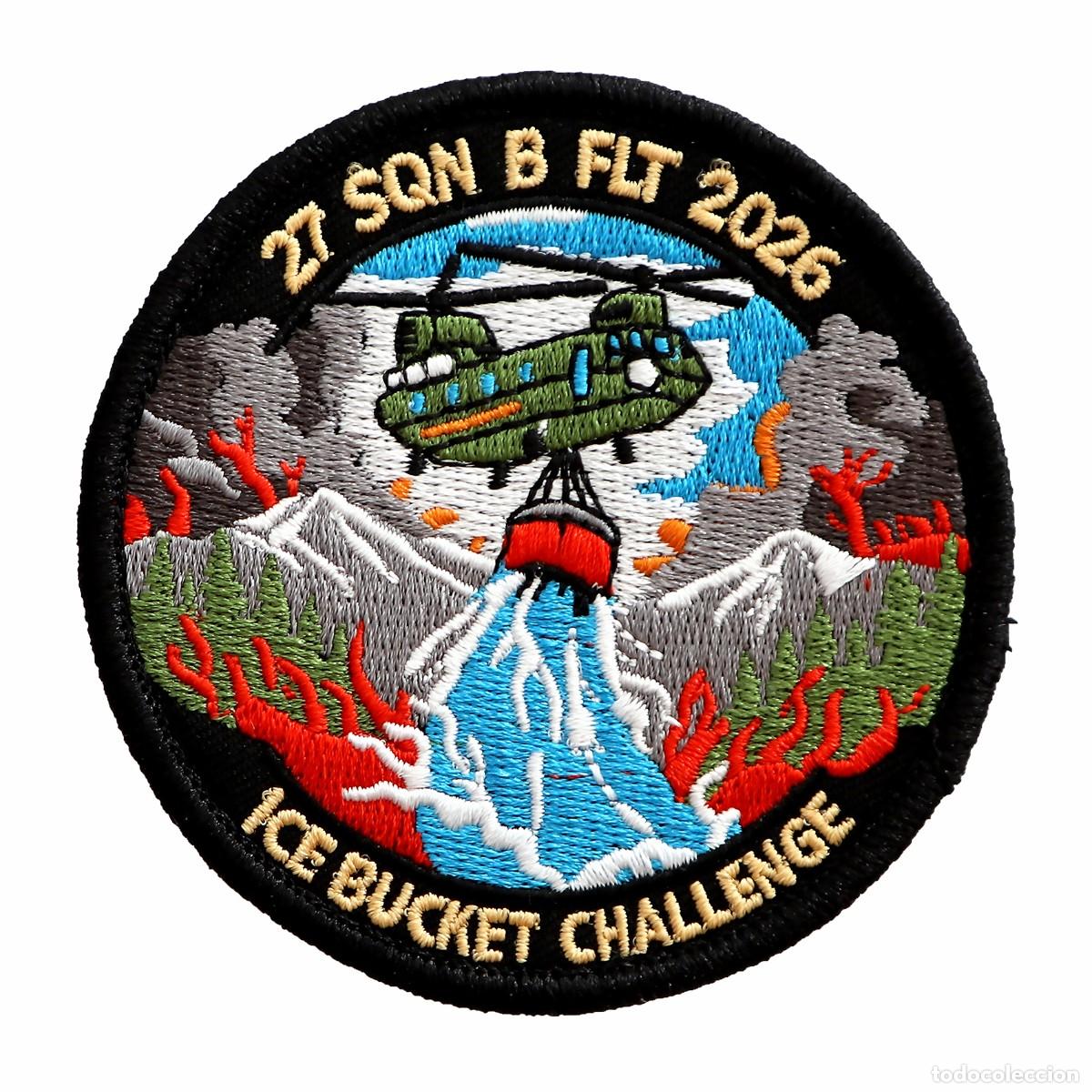 Militaria: PARCHE INCENDIOS FORESTALES 2026 ICE BUCKET CHALLENGE - BOMBEROS