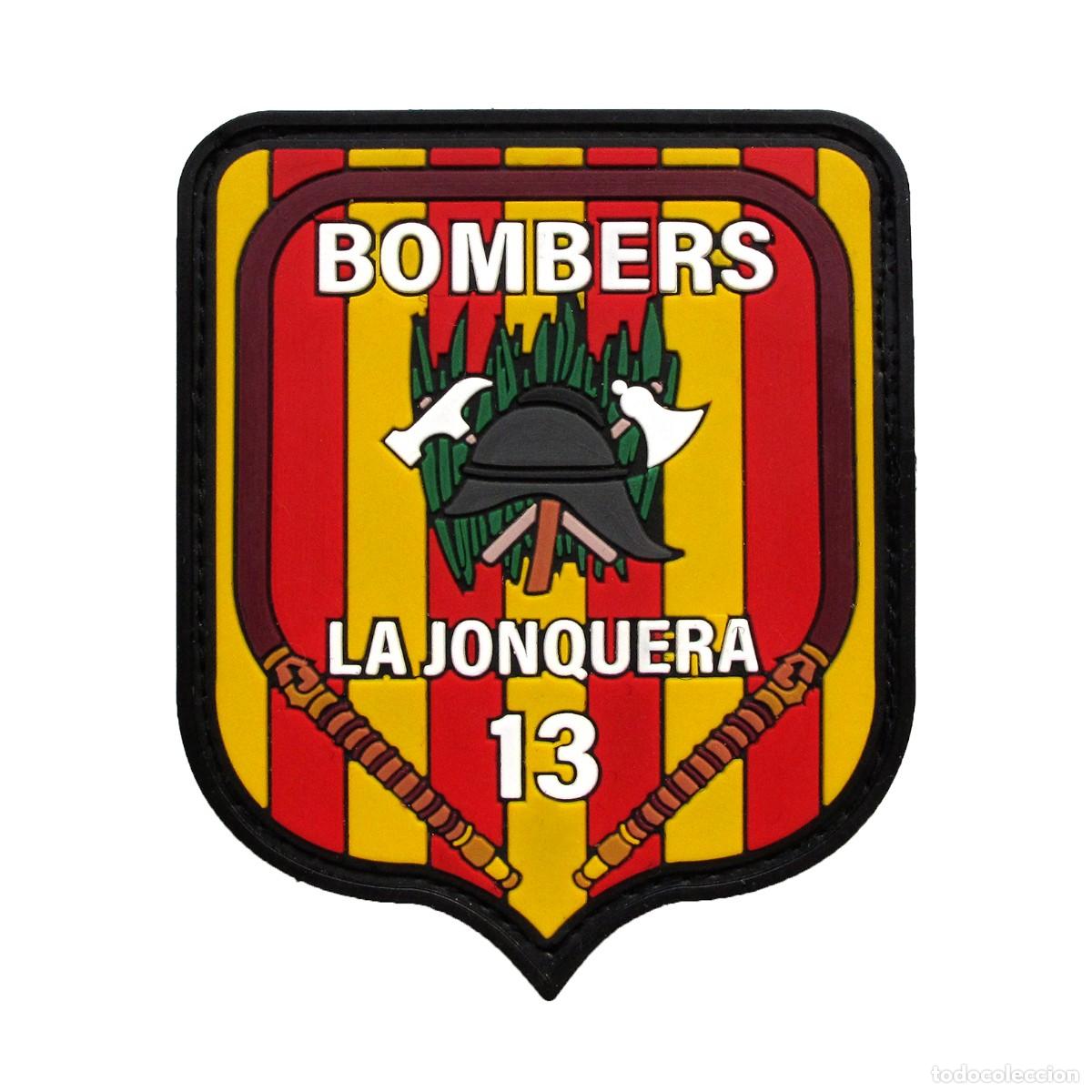 Militaria: PARCHE BOMBERS LA JONQUERA 13 (Girona) - BOMBEROS
