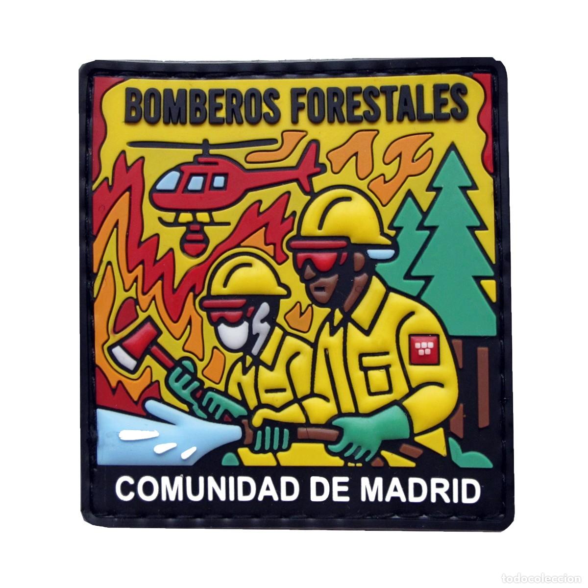 Militaria: PARCHE BOMBEROS FORESTALES COMUNIDAD DE MADRID