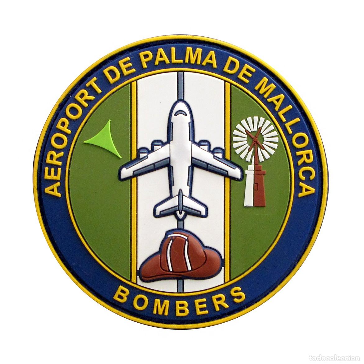 Militaria: PARCHE BOMBERS AEROPORT DE PALMA DE MALLORCA - BOMBEROS