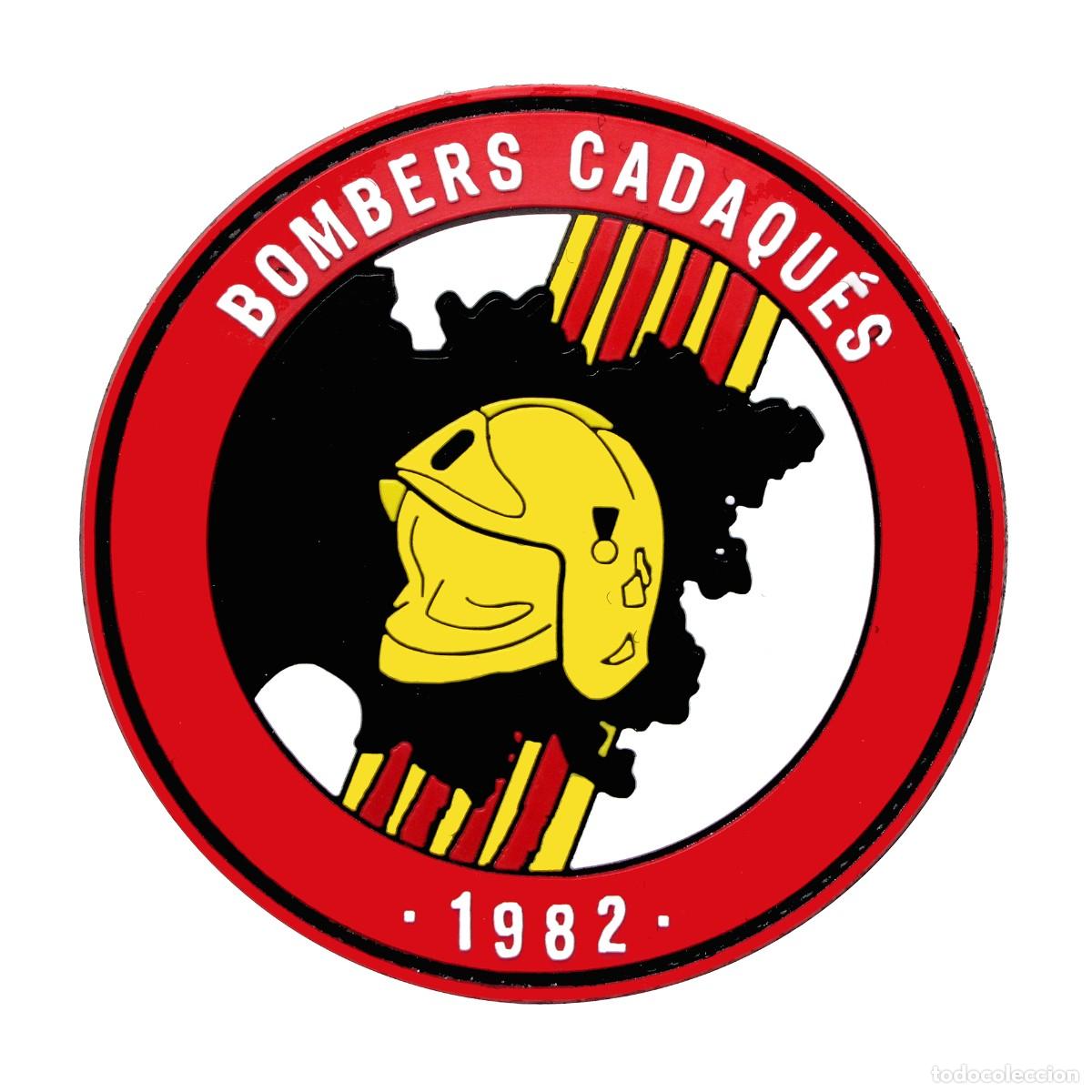 Militaria: PARCHE BOMBERS CADAQUES (Girona) - 1982 - BOMBEROS