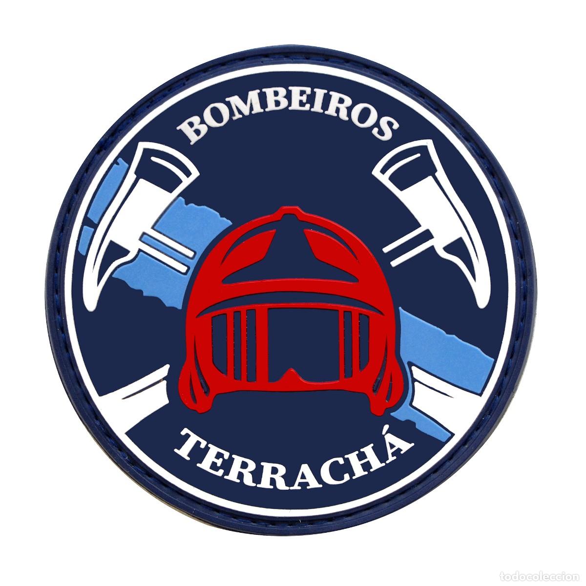 Militaria: PARCHE BOMBEIROS TERRACHA - BOMBEROS