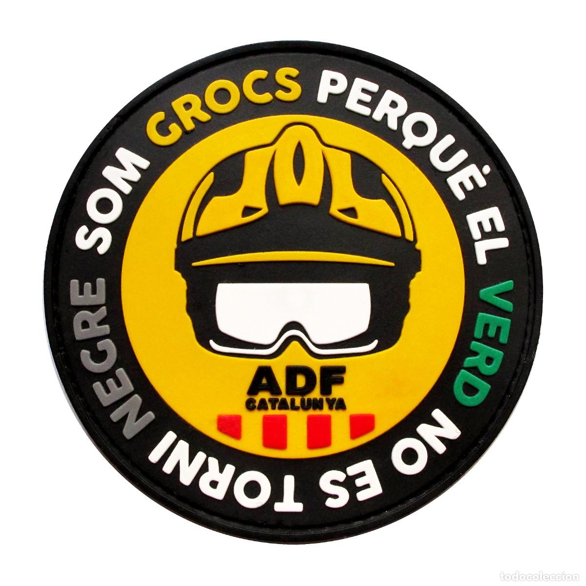 Militaria: PARCHE ADF CATALUNYA - INCENDIOS FORESTALES - BOMBEROS