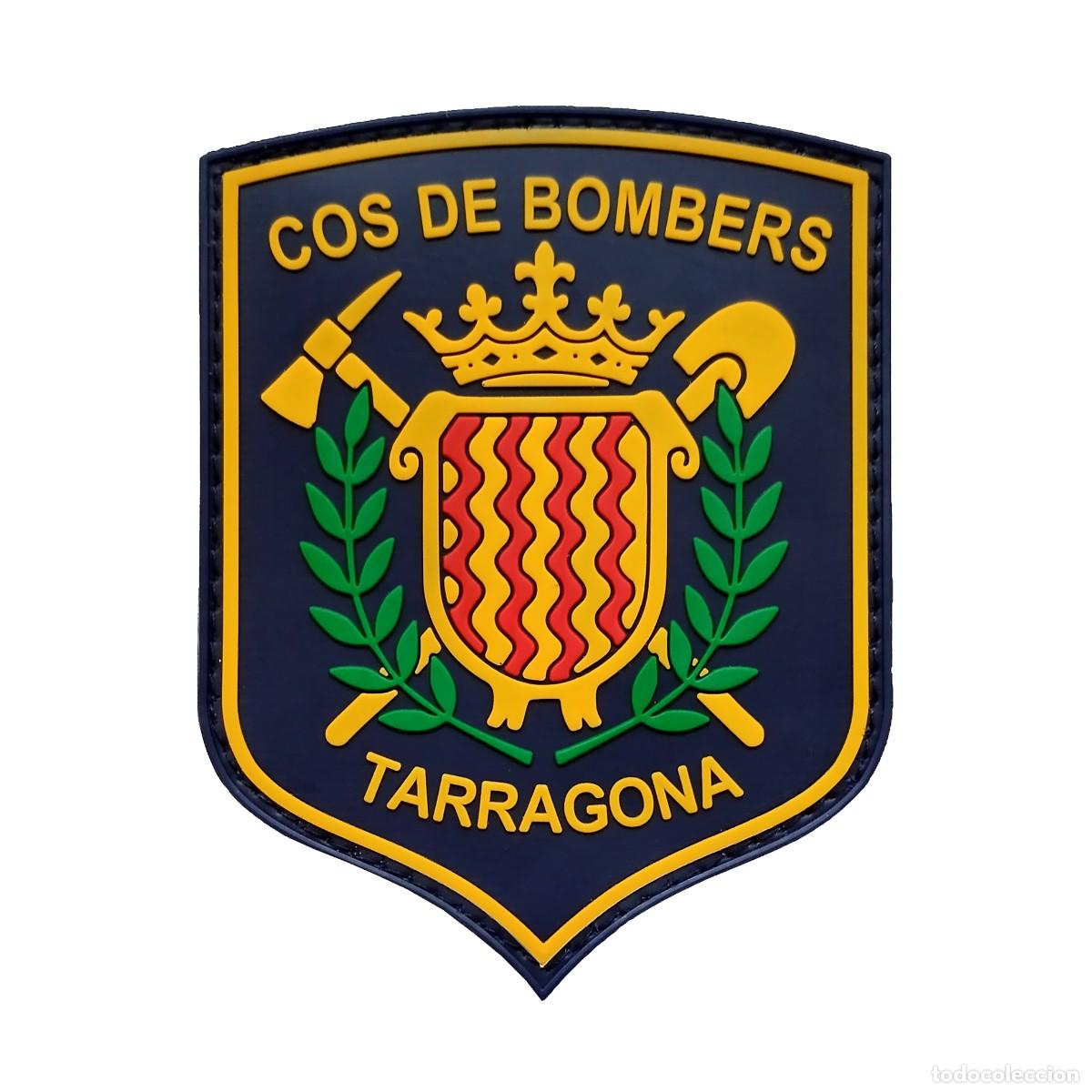 Militaria: PARCHE COS DE BOMBERS TARRAGONA - BOMBEROS