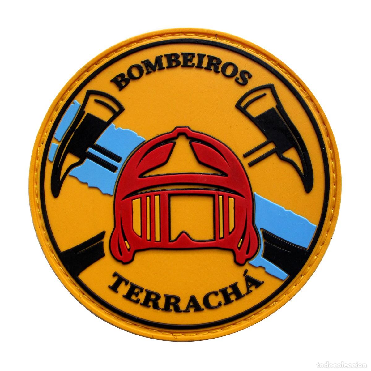 Militaria: PARCHE BOMBEIROS TERRACHA - BOMBEROS