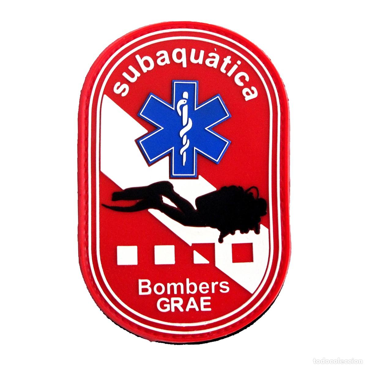 Militaria: PARCHE BOMBERS GRAE SUBAQUATICA - GENERALITAT CATALUNYA - BOMBEROS