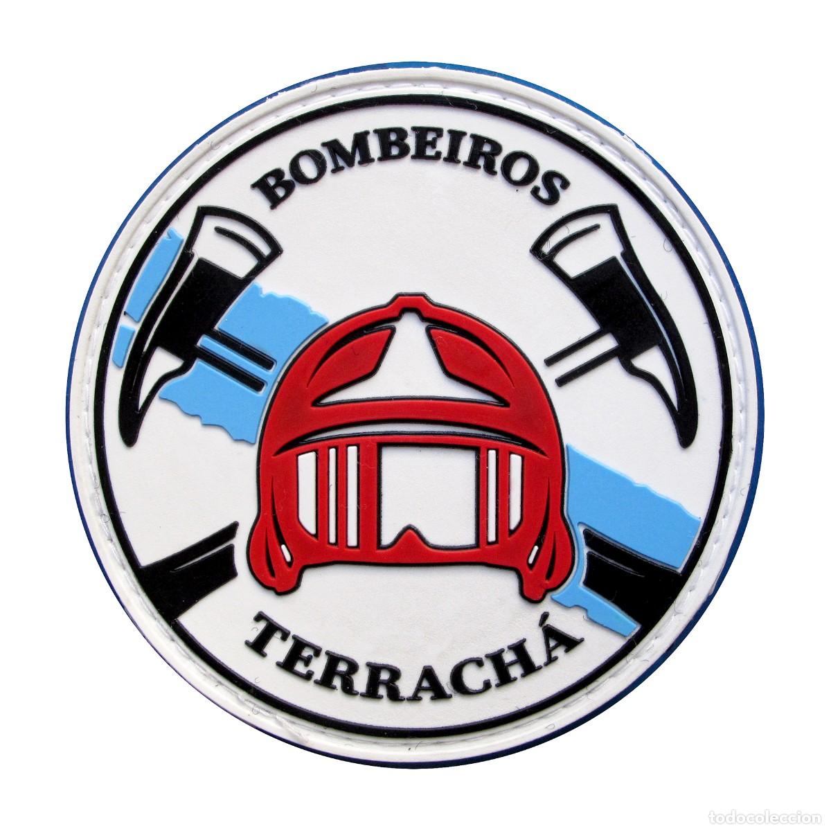 Militaria: PARCHE BOMBEIROS TERRACHA - BOMBEROS