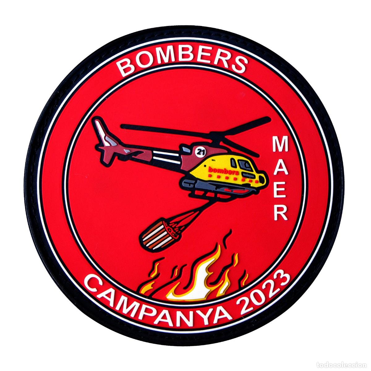 Militaria: PARCHE BOMBERS MAER CAMPANYA 2023 - CATALUNYA - INCENDIOS - BOMBEROS