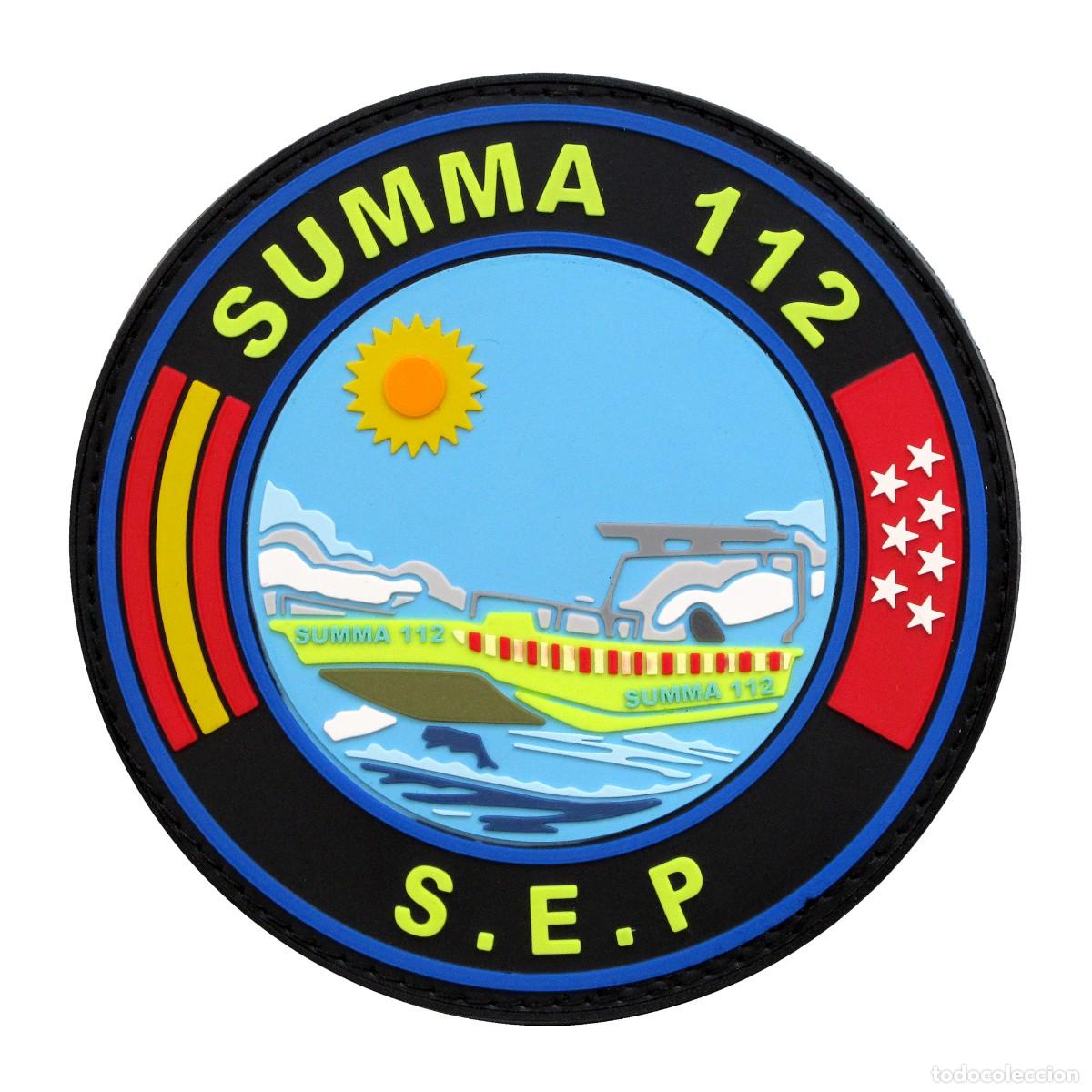 Militaria: PARCHE SUMMA 112 - S.E.P. - COMUNIDAD DE MADRID