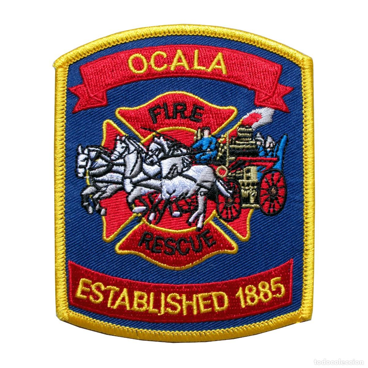 Militaria: PARCHE OCALA FIRE RESCUE - FLORIDA - USA - BOMBEROS