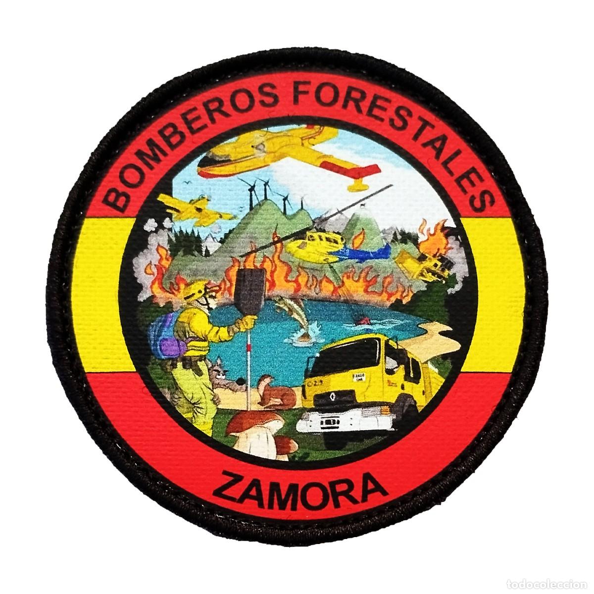 Militaria: PARCHE BOMBEROS FORESTALES ZAMORA