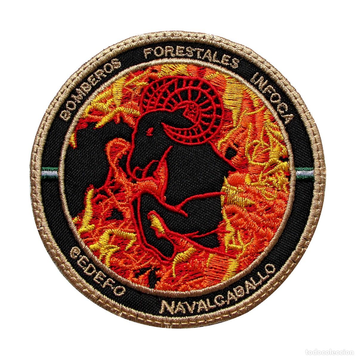 Militaria: PARCHE BOMBEROS FORESTALES INFOCA - CEDEFO NAVALCABALLO