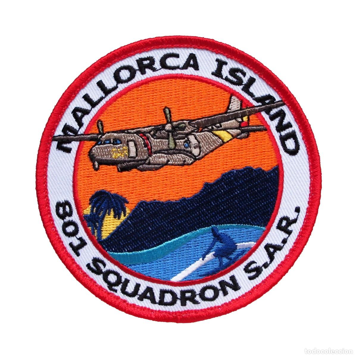 Militaria: PARCHE MALLORCA ISLAND - 801 SQUADRON S.A.R. - SAR MALLORCA