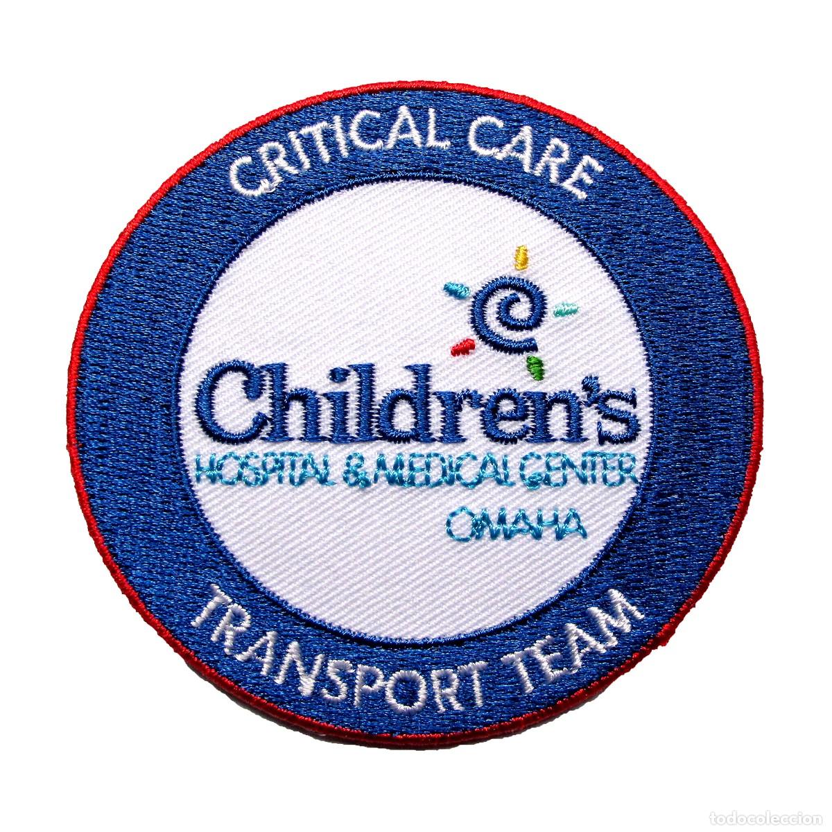 Militaria: PARCHE CRITICAL CARE TRANSPORT TEAM - CHILDRENS HOSPITAL & MEDICAL CENTER OMAHA - USA - HEMS