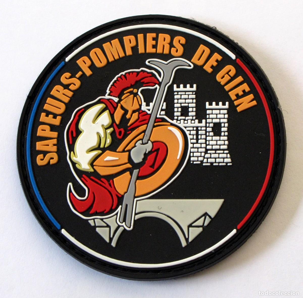 Militaria: PARCHE SAPEURS POMPIERS DE GIEN - FRANCIA