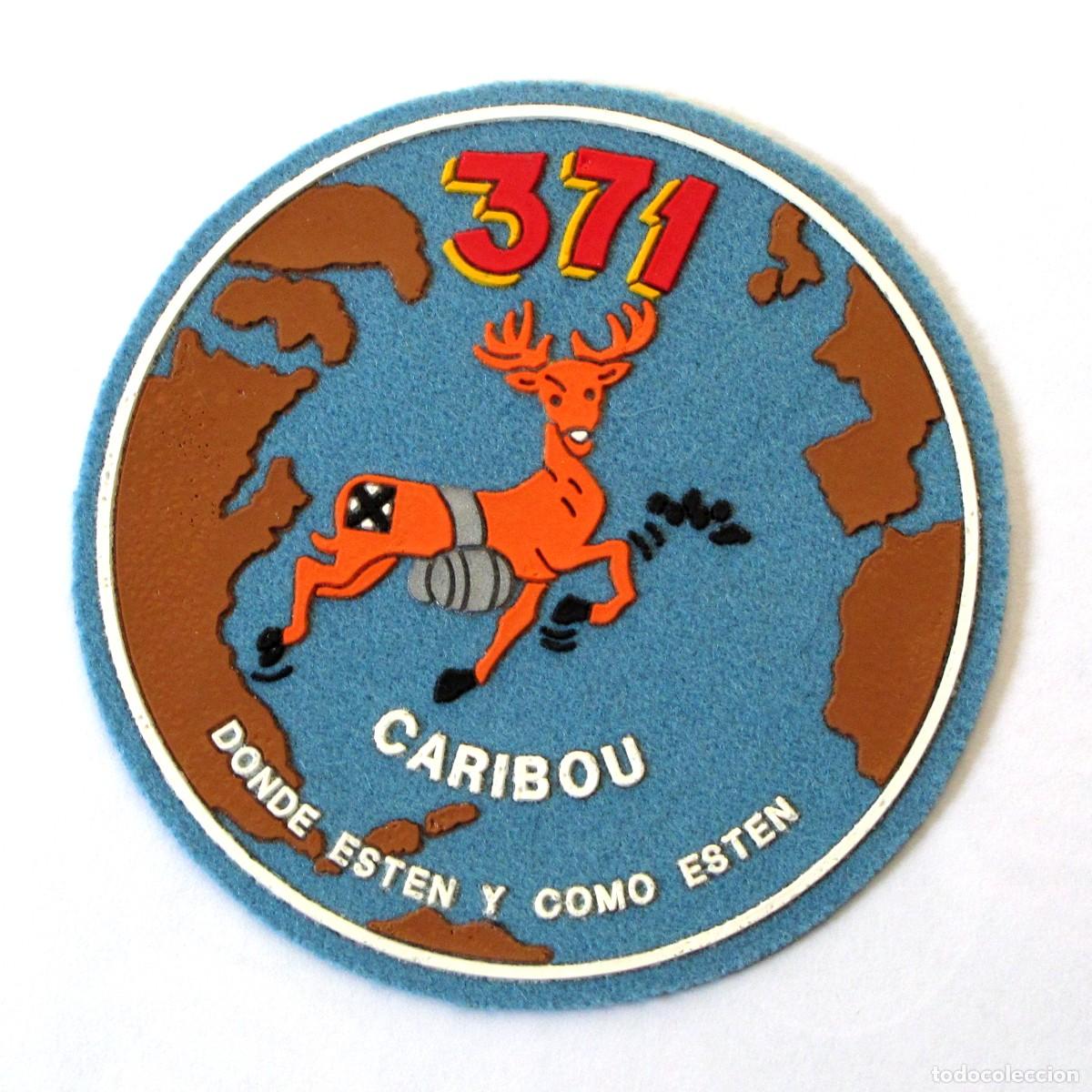 Militaria: PARCHE EJERCITO DEL AIRE 371 ESCUADRON - CARIBOU