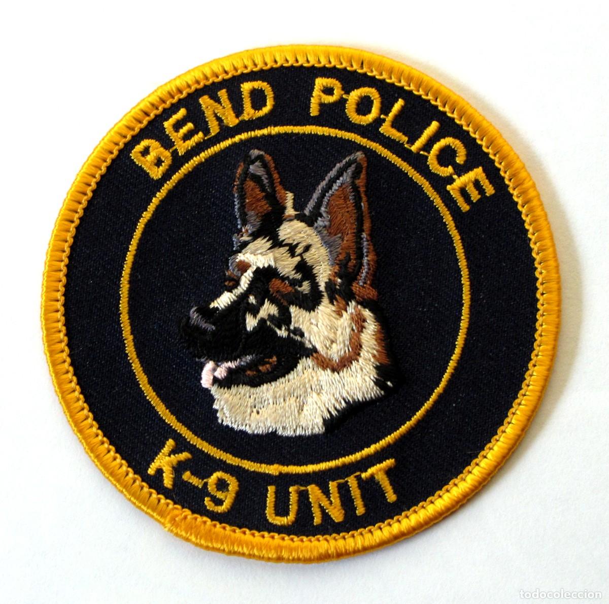 Militaria: PARCHE BEND POLICE K-9 UNIT - USA