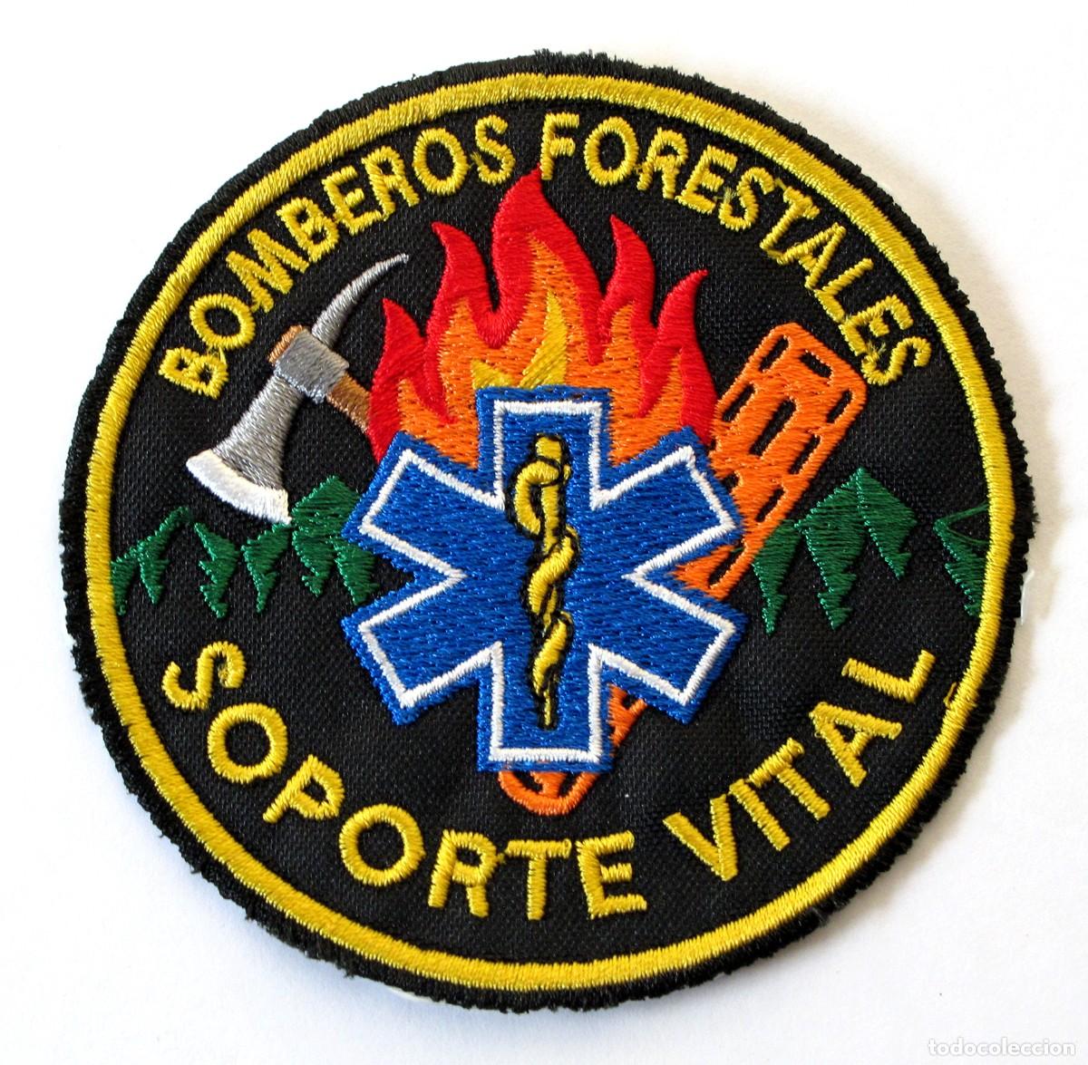Militaria: PARCHE BOMBEROS FORESTALES - SOPORTE VITAL