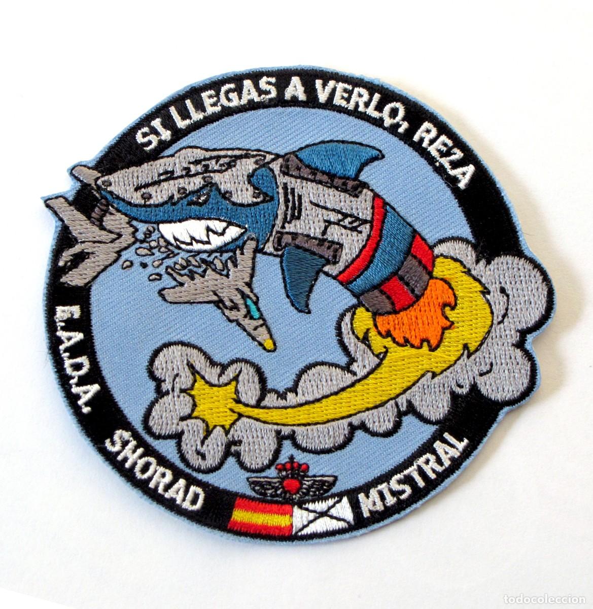 Militaria: PARCHE EADA SHORAD MISTRAL - EJERCITO DEL AIRE