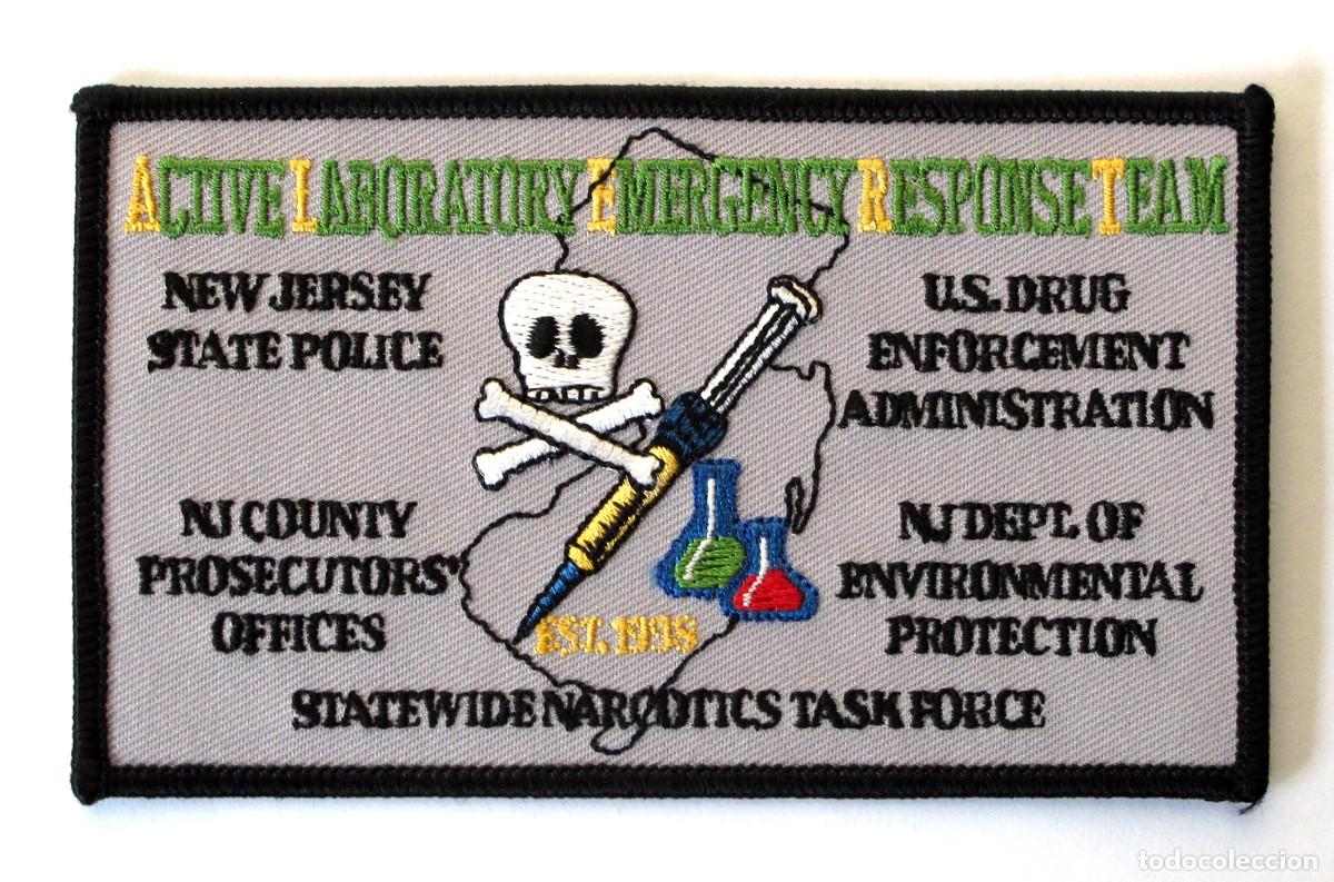 Militaria: PARCHE ACTIVE LABORATORY EMERGENCY RESPONSE TEAM - NARCOTICS TASK FORCE - USA