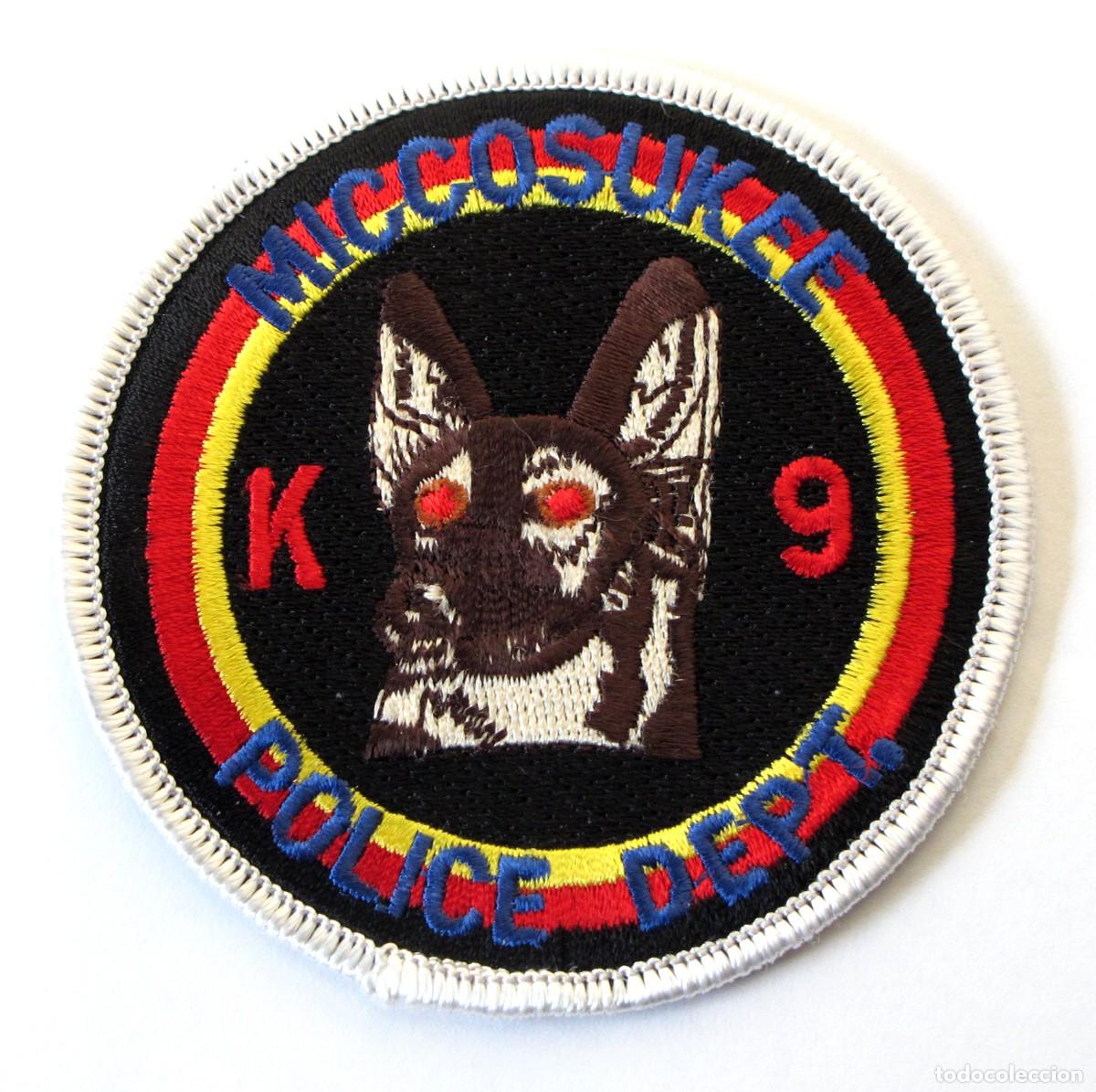 Militaria: PARCHE MICCOSUKEE K9 POLICE DEPARTMENT - USA