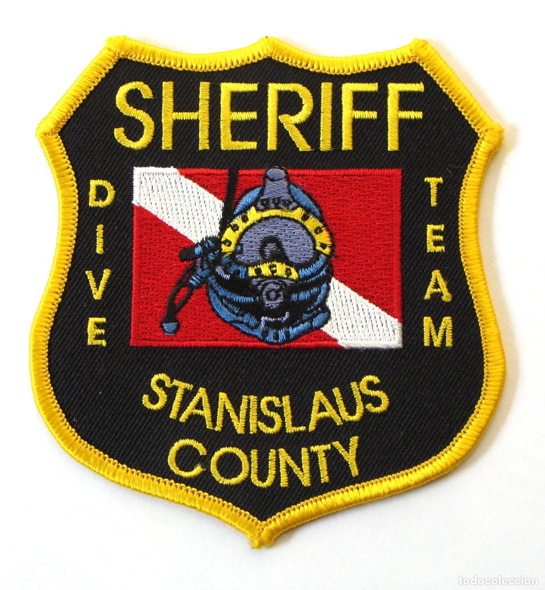Militaria: PARCHE STANISLAUS COUNTY SHERIFF DIVE TEAM - USA - POLICIA