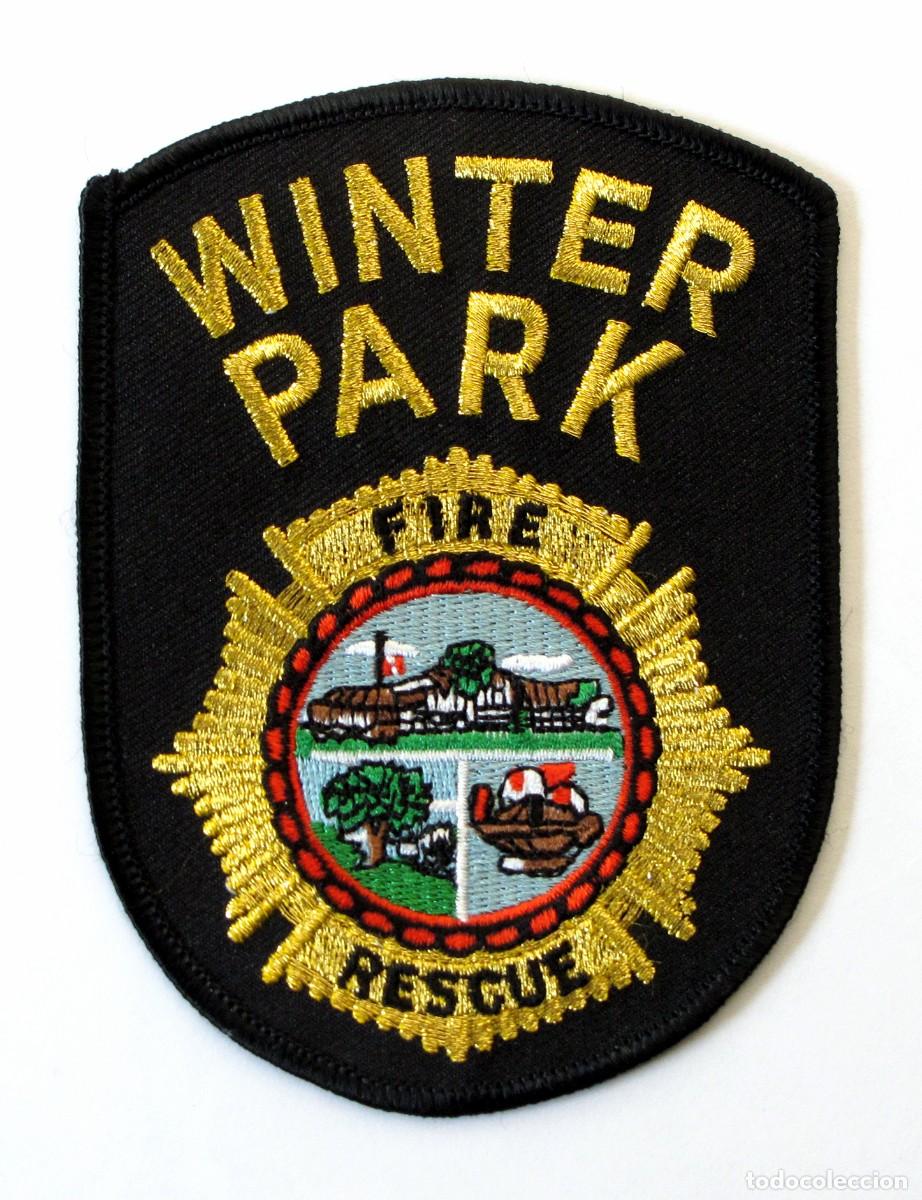 Militaria: PARCHE WINTER PARK FIRE RESCUE - USA - BOMBEROS