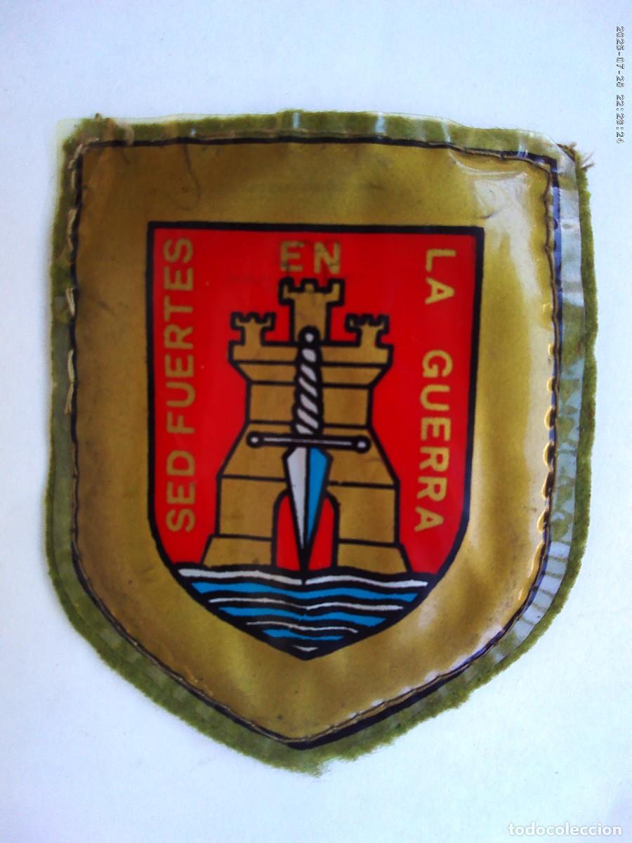 Militaria: PARCHE DE DIVISION MECANIZADA GUZMAN EL BUENO , &uml; SED FUERTE EN LA GUERRA &uml;.