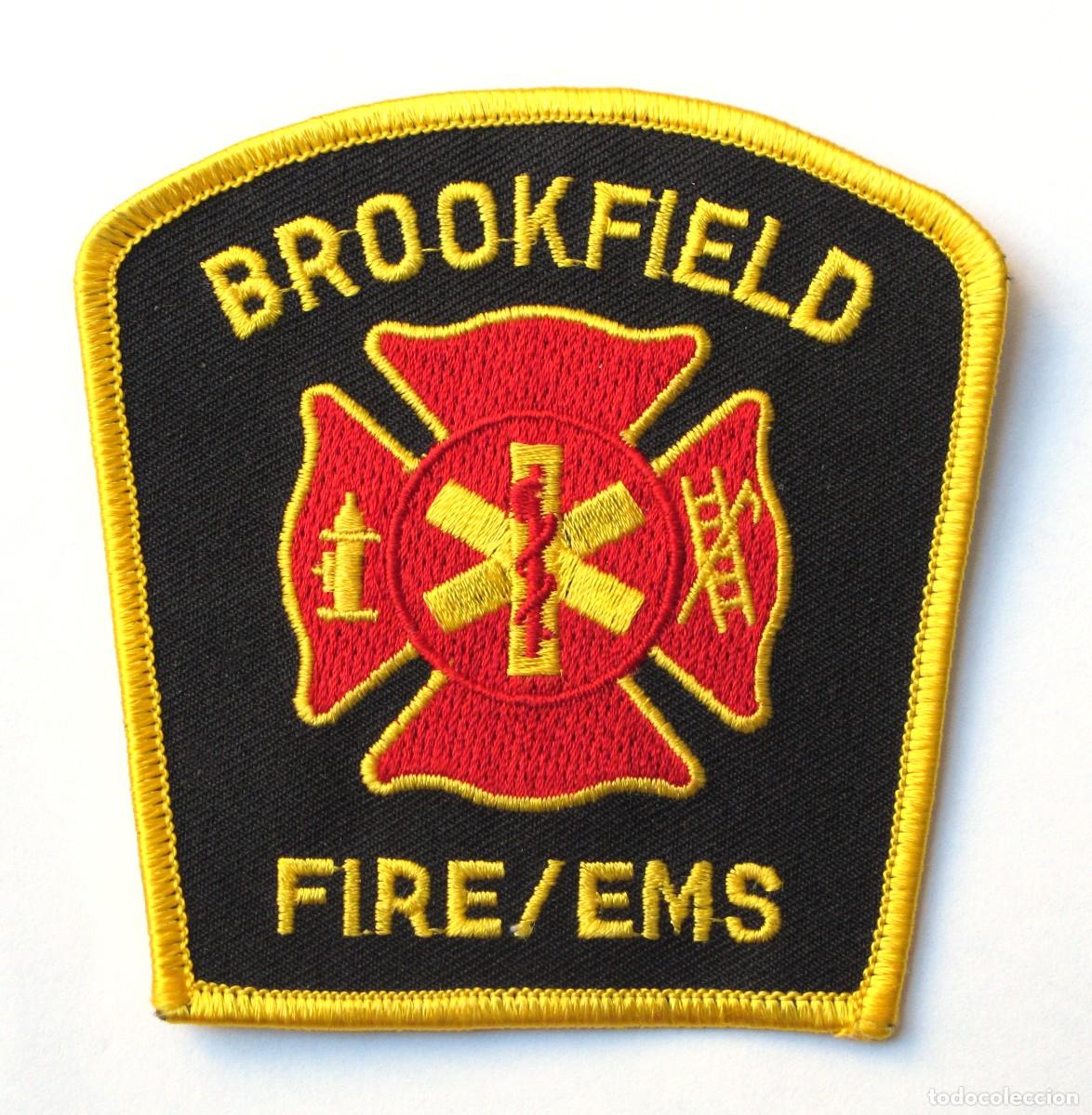 Militaria: PARCHE BROOKFIELD FIRE EMS - USA - BOMBEROS