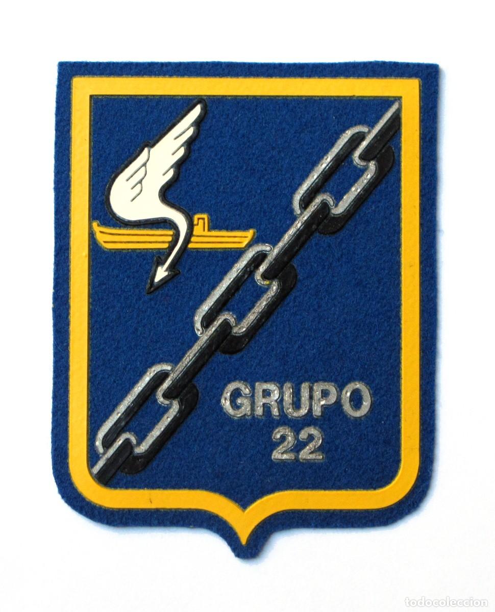Militaria: PARCHE EJERCITO DEL AIRE - GRUPO 22