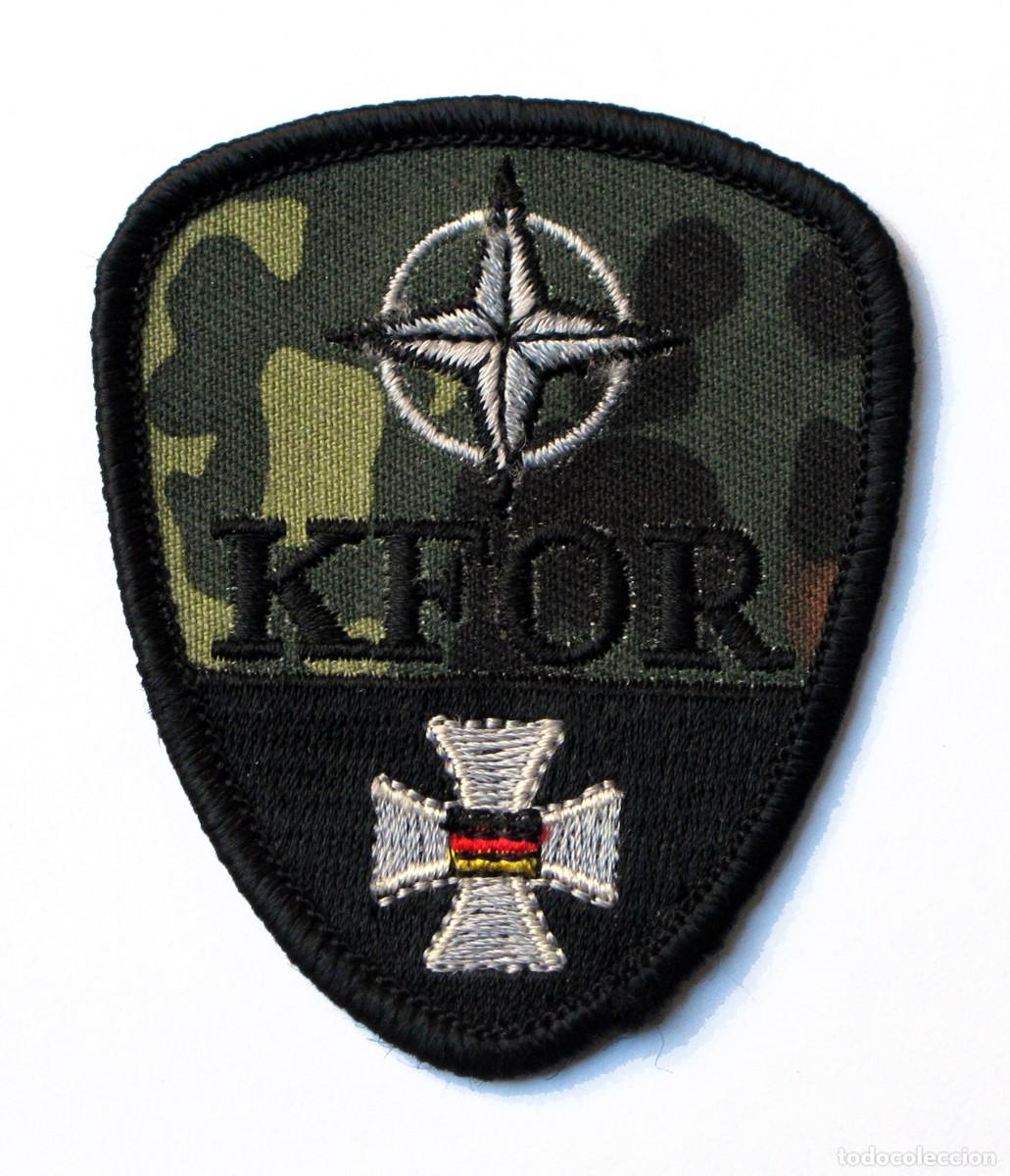 Militaria: PARCHE KFOR - CONTINGENTE ALEMAN - GUERRA BALCANES - KOSOVO