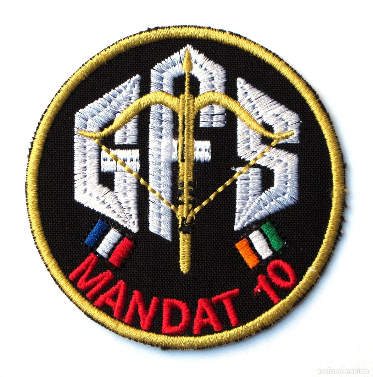Militaria: PARCHE OPERATION LICORNE CONTINGENTE FRANCES - MANDAT 1O - COTE D'IVOIRE