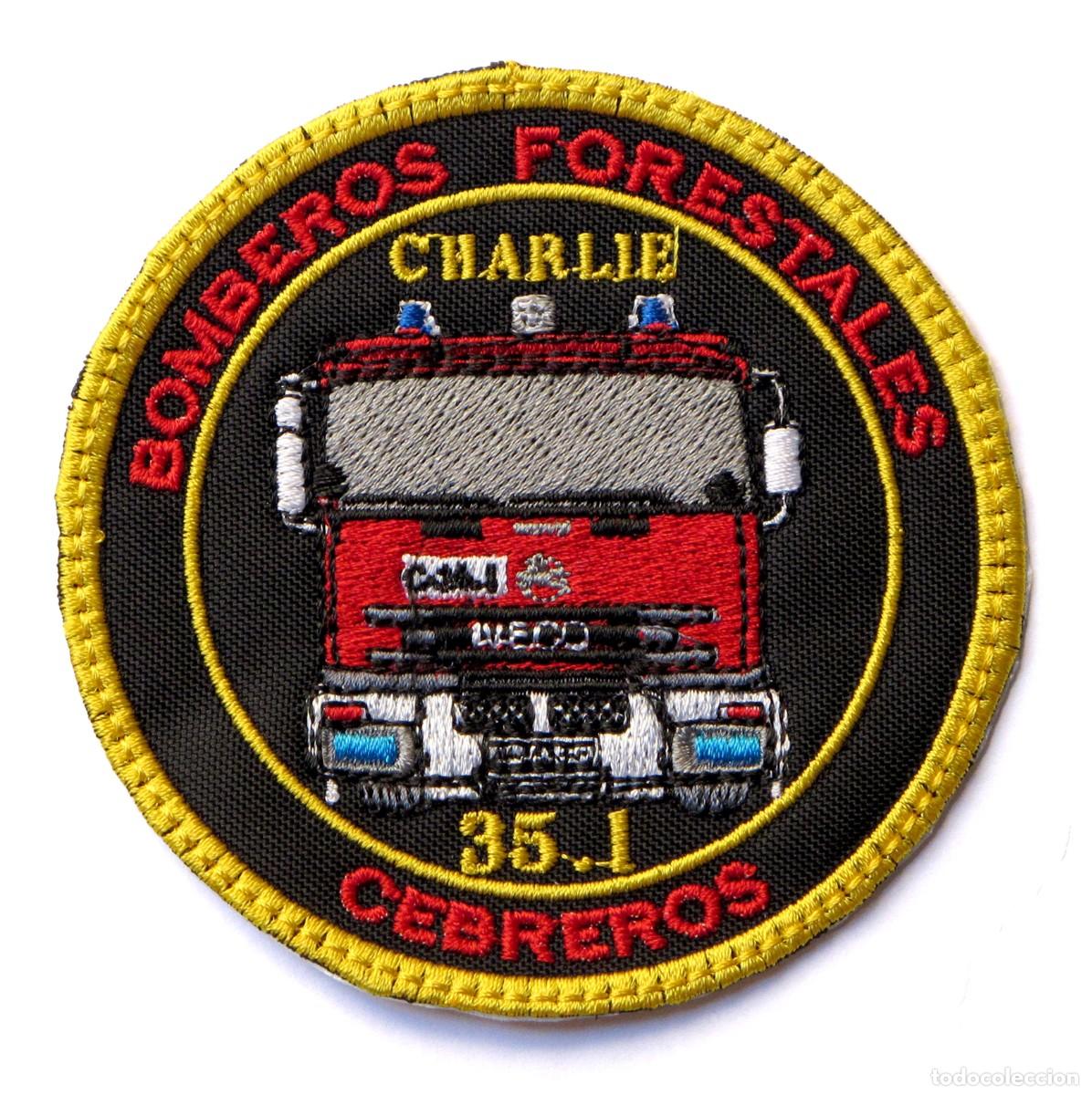 Militaria: PARCHE BOMBEROS FORESTALES CEBREROS