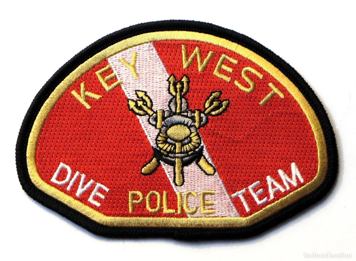 Militaria: PARCHE KEY WEST - DIVE POLICE TEAM - USA