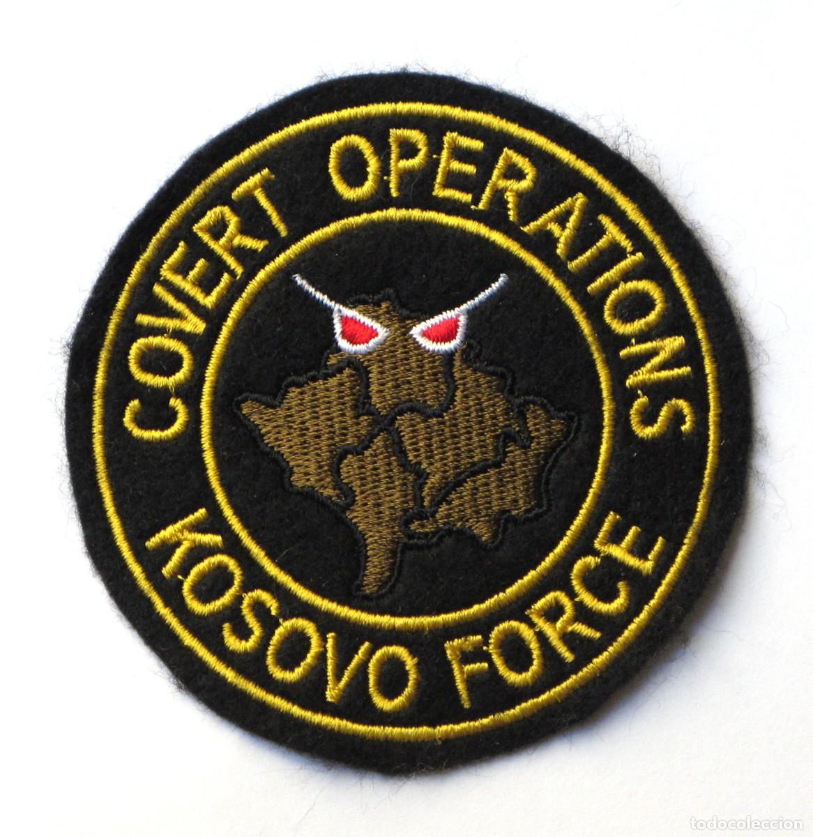 Militaria: PARCHE KOSOVO FORCE - COVERT OPERATIONS - Foto 1