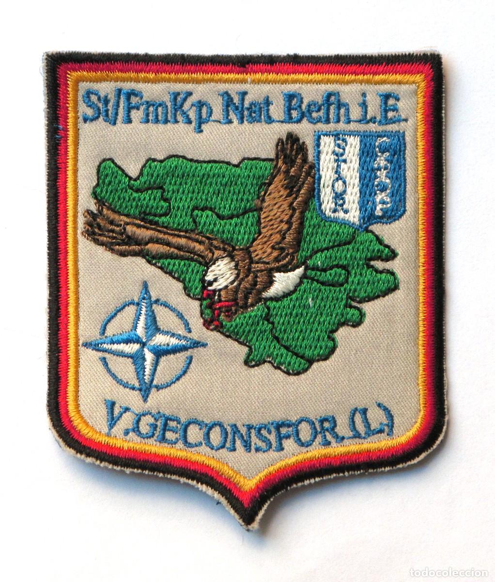 Militaria: PARCHE V.GECONSFOR - SFOR - BOSNIA - BALCANES