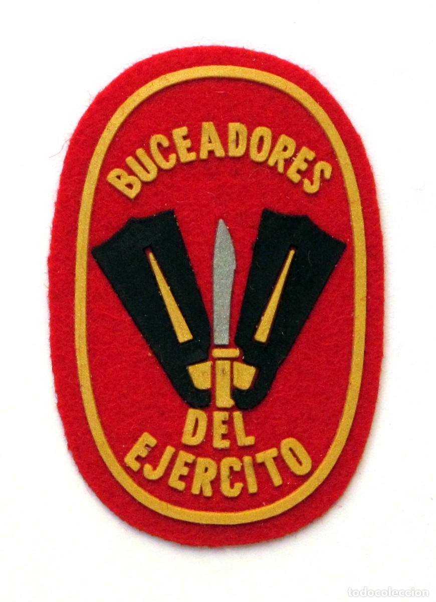 Militaria: PARCHE BUCEADORES DEL EJERCITO (peque&ntilde;o)