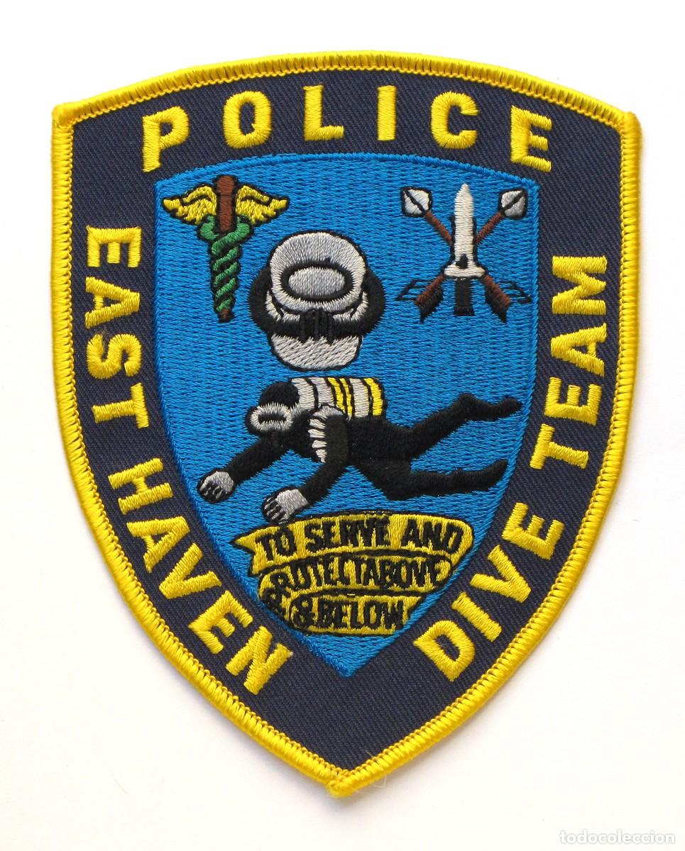 Militaria: PARCHE POLICE EAST HAVEN DIVE TEAM - USA
