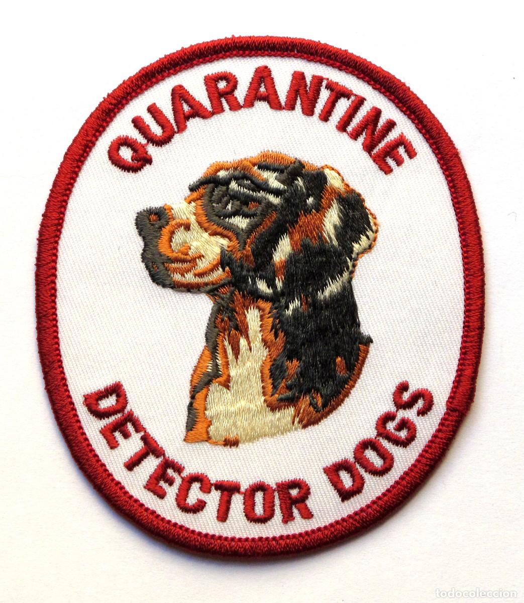 Militaria: PARCHE QUARANTINE DETECTOR DOGS - AUSTRALIA