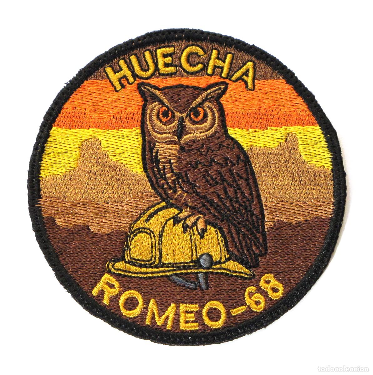 Militaria: PARCHE BOMBEROS FORESTALES - HUECHA ROMEO-68