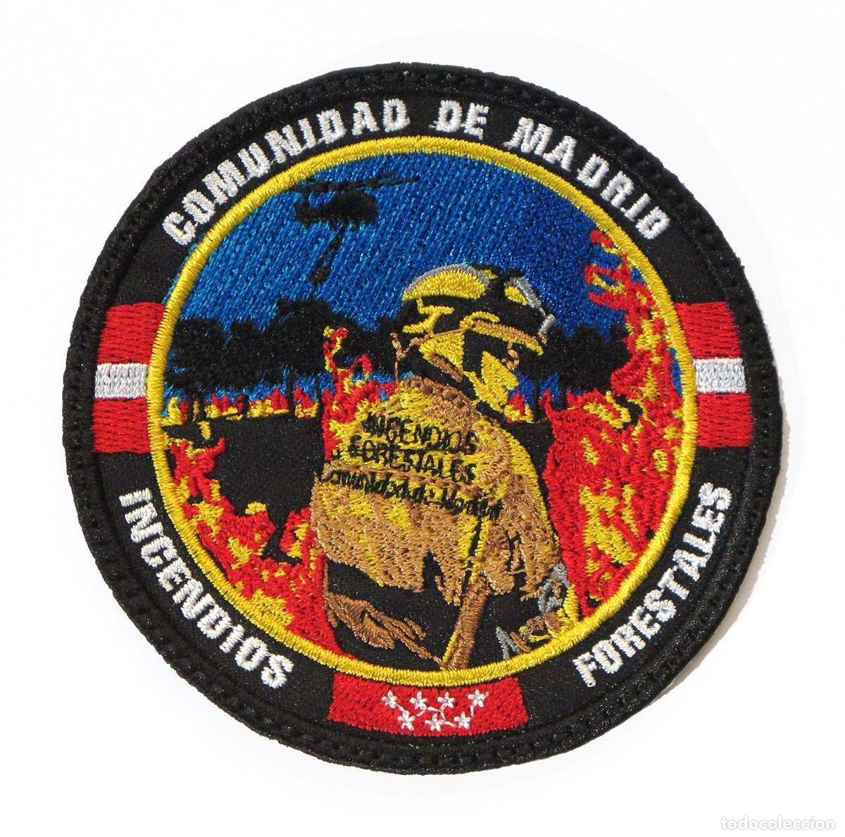 Militaria: PARCHE INCENDIOS FORESTALES COMUNIDAD DE MADRID - BOMBEROS