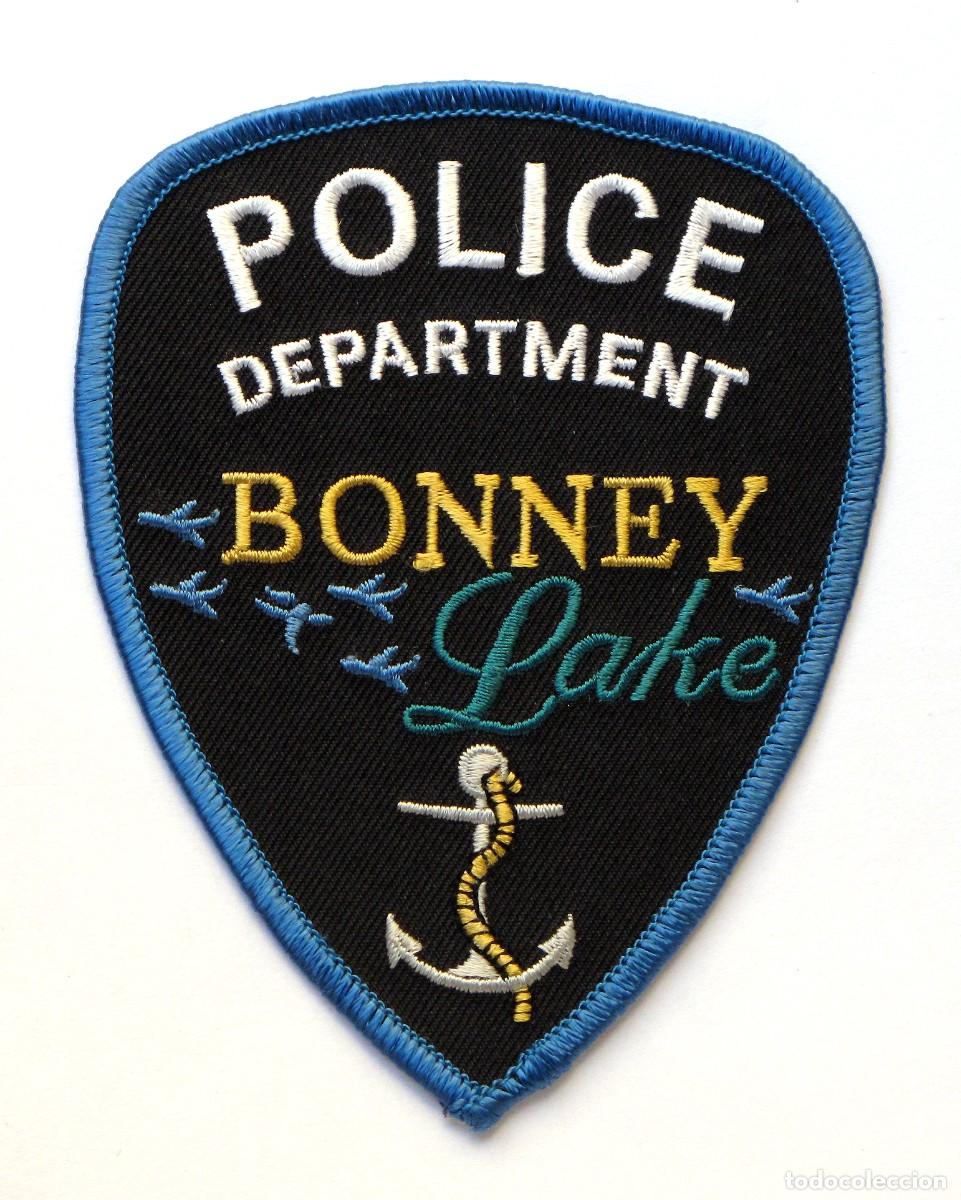 Militaria: PARCHE BONNEY LAKE POLICE DEPARTMENT - USA