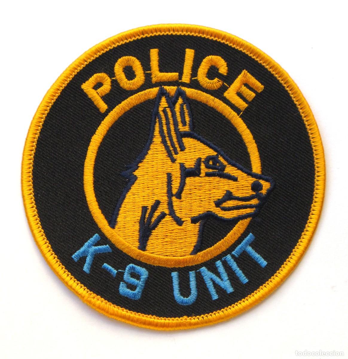 Militaria: PARCHE POLICE K-9 UNIT - POLICIA - CANINA