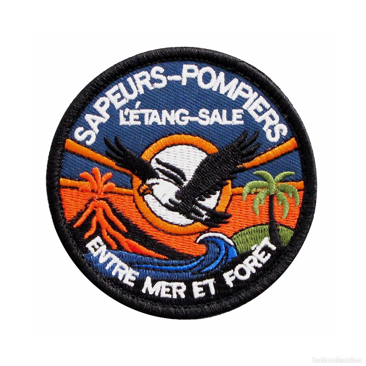 Militaria: PARCHE SAPEURS POMPIERS L'ETANG-SALE - ISLA DE LA REUNION - BOMBEROS