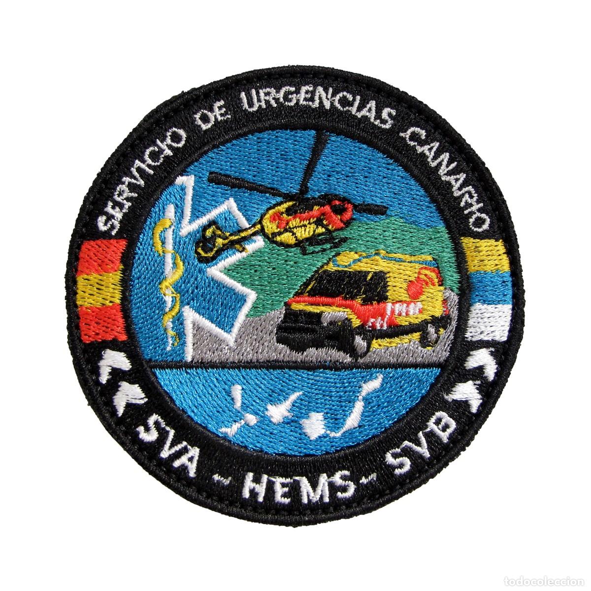 Militaria: PARCHE SERVICIO DE URGENCIAS CANARIO - SVA-HEMS-SVB